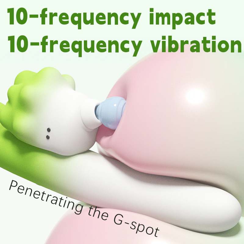 2-in-1 Suction & Telescopic Vibrating Clitoral G Spot Vibrator