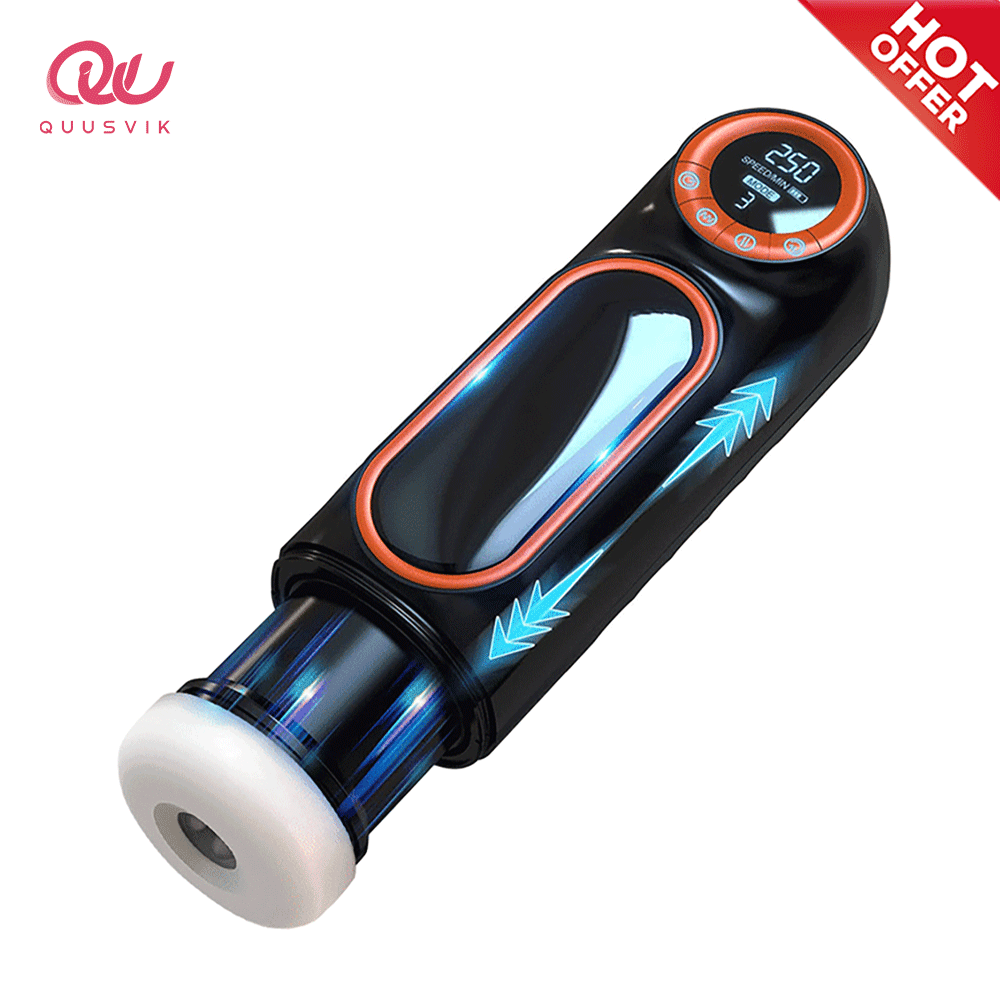 Quusvik Men's Automatic Heating Masturbation Cup with Suction Quusvik Men's Automatic Heating Masturbation Cup with Suction