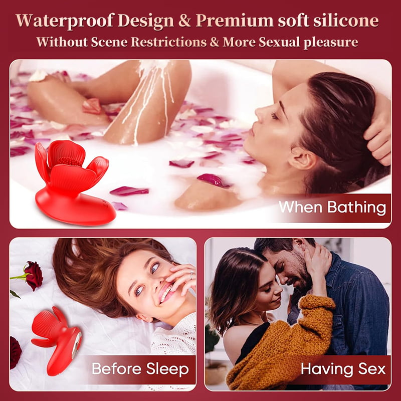 Rose Kneader 10-Mode Vibrating & Pinching Breast Stimulator – Petal Kneading Massage