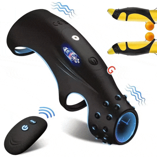 10 Vibrating Cock Ring G-spot Stimulator With Remote Control