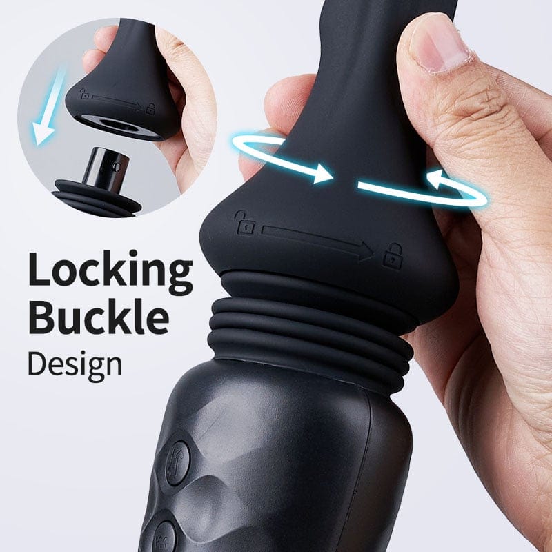 Quusvik Dark Knight - 13.39" Premium Auto Thrusting & Vibrating Machine