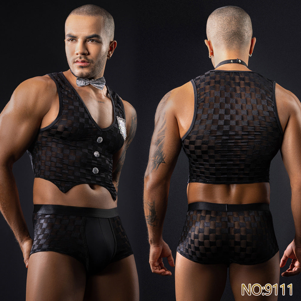 Men's Role-playing Sexy Maid Uniform Sexy Suit