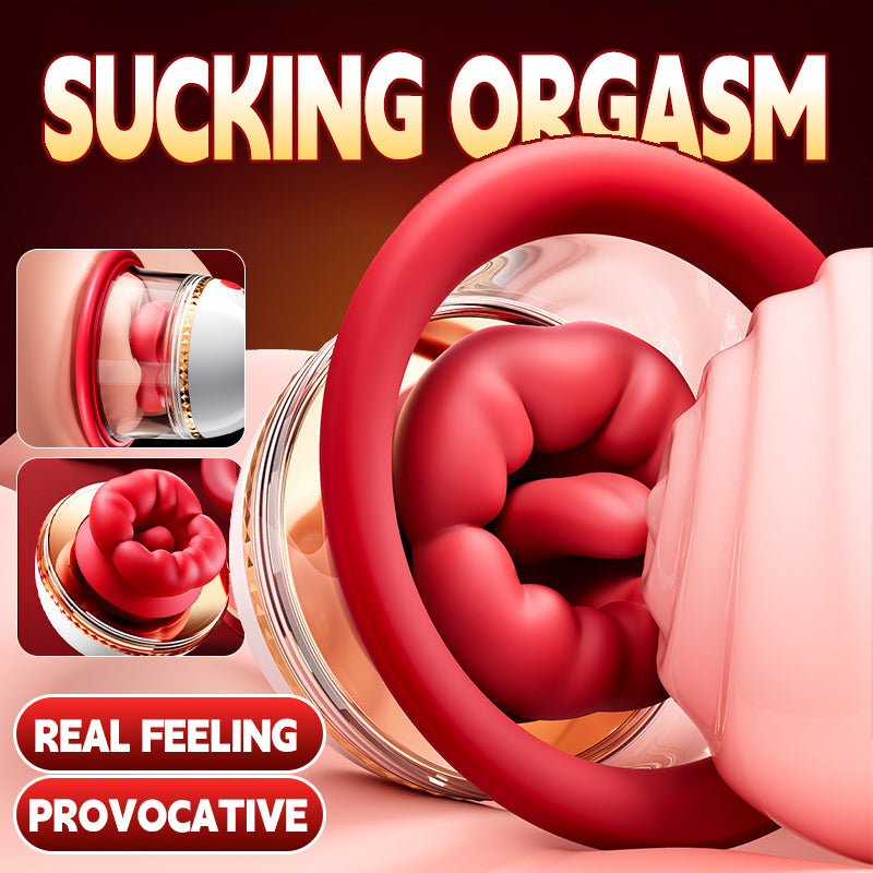 Angel Kiss - Mouth Biting Vacuum Suction Breast Massager | 9 Vibration Modes