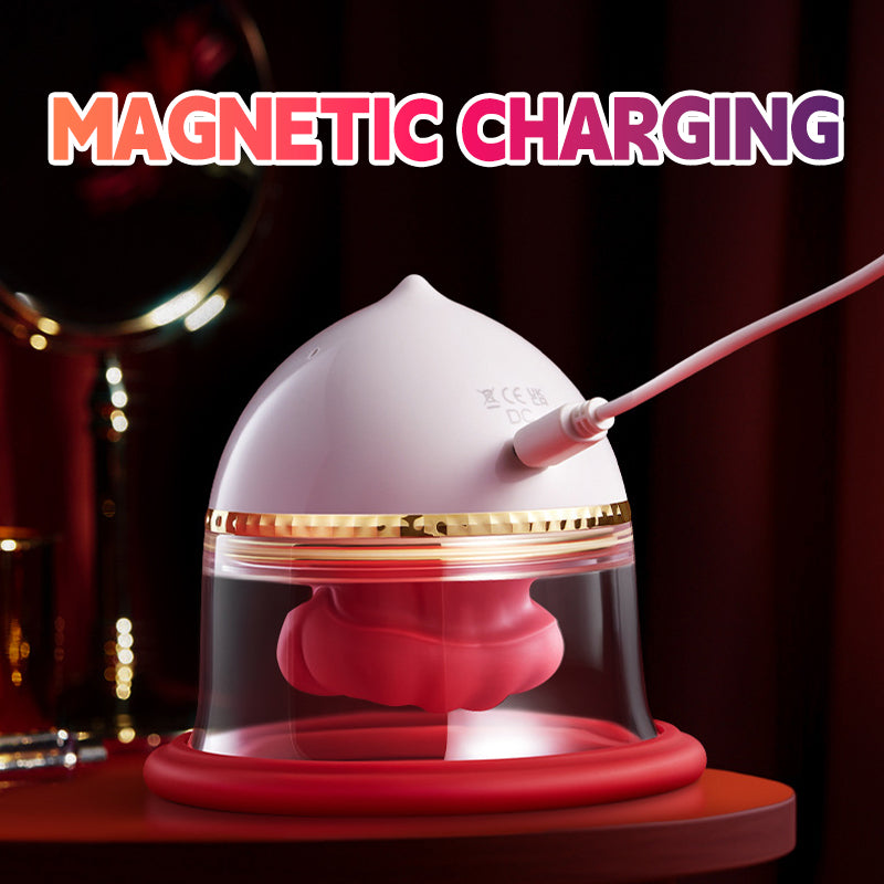 Angel Kiss - Mouth Biting Vacuum Suction Breast Massager | 9 Vibration Modes
