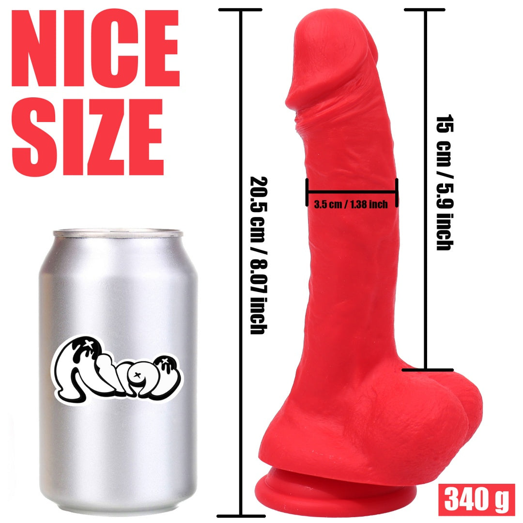 Long Silicone Dildo – Body-Safe, Multi-Color, Waterproof & Hypoallergenic