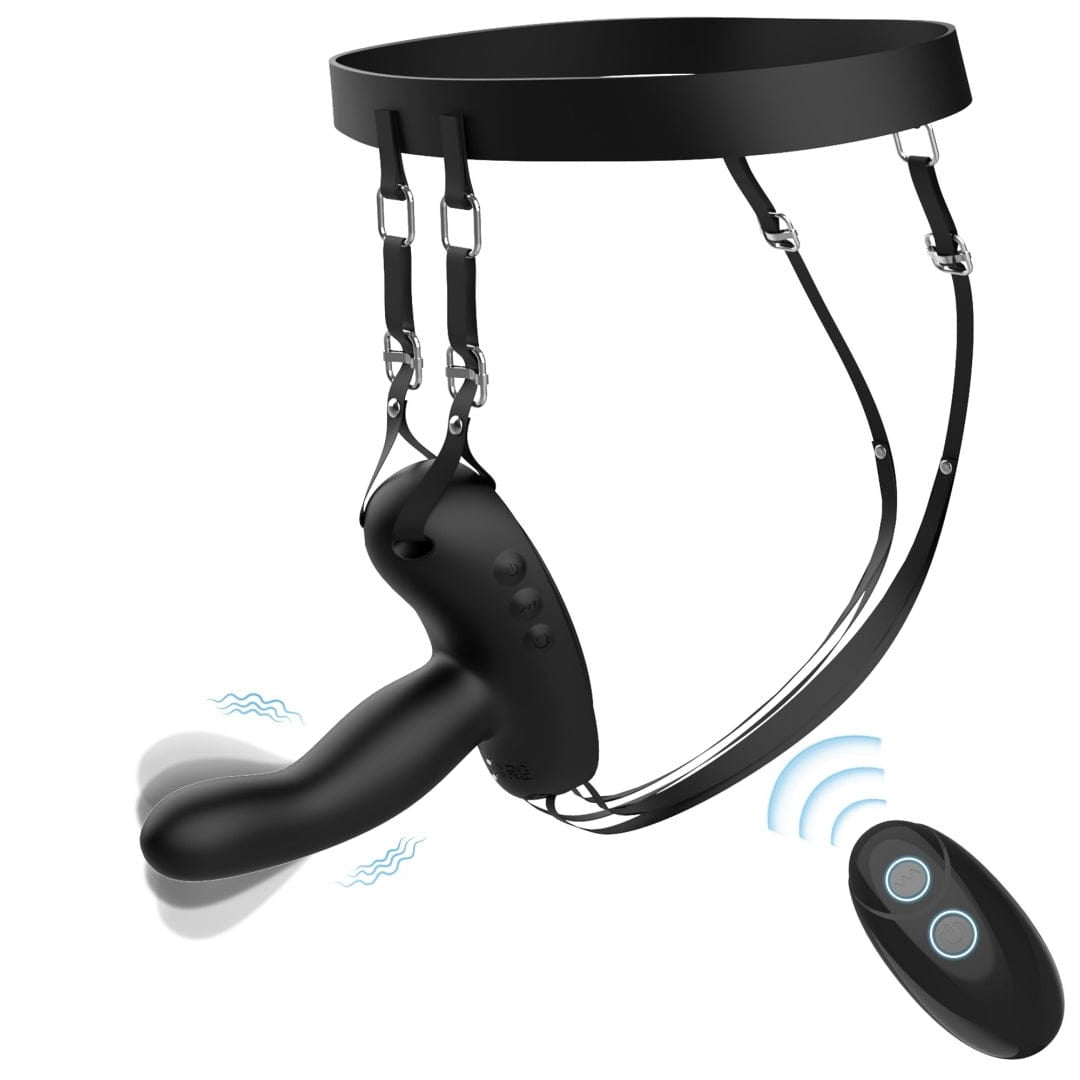 5.27'' Mini Saddle G Spot Prostate Vibrator With Suction Cup & Panty