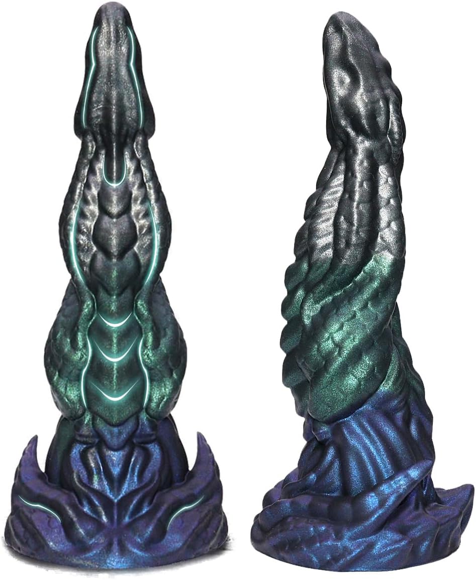 Quusvik 8.46" Dragon Knot Monster Dildo – Huge Anal Dildo with Suction Cup