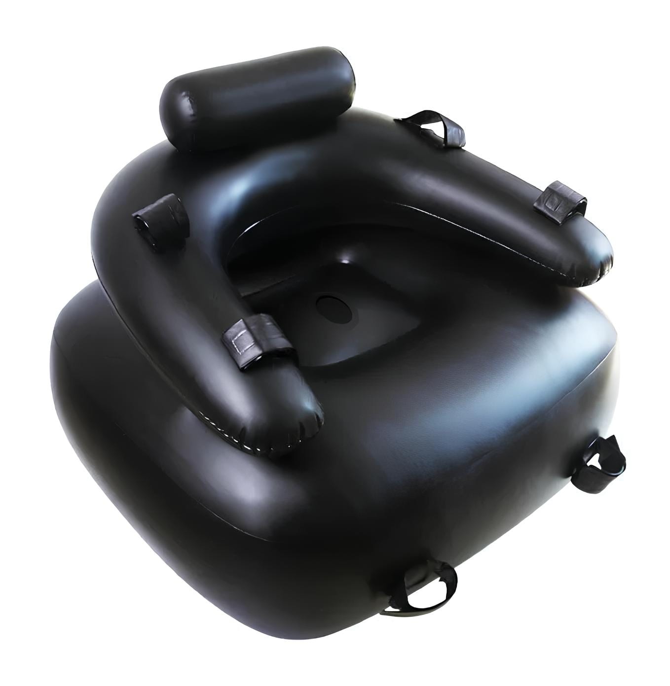 Quusvik - Inflatable Sex Chair with Bondage Set – Erotic Furniture with Dildo Mount & Electric Pump for Couples