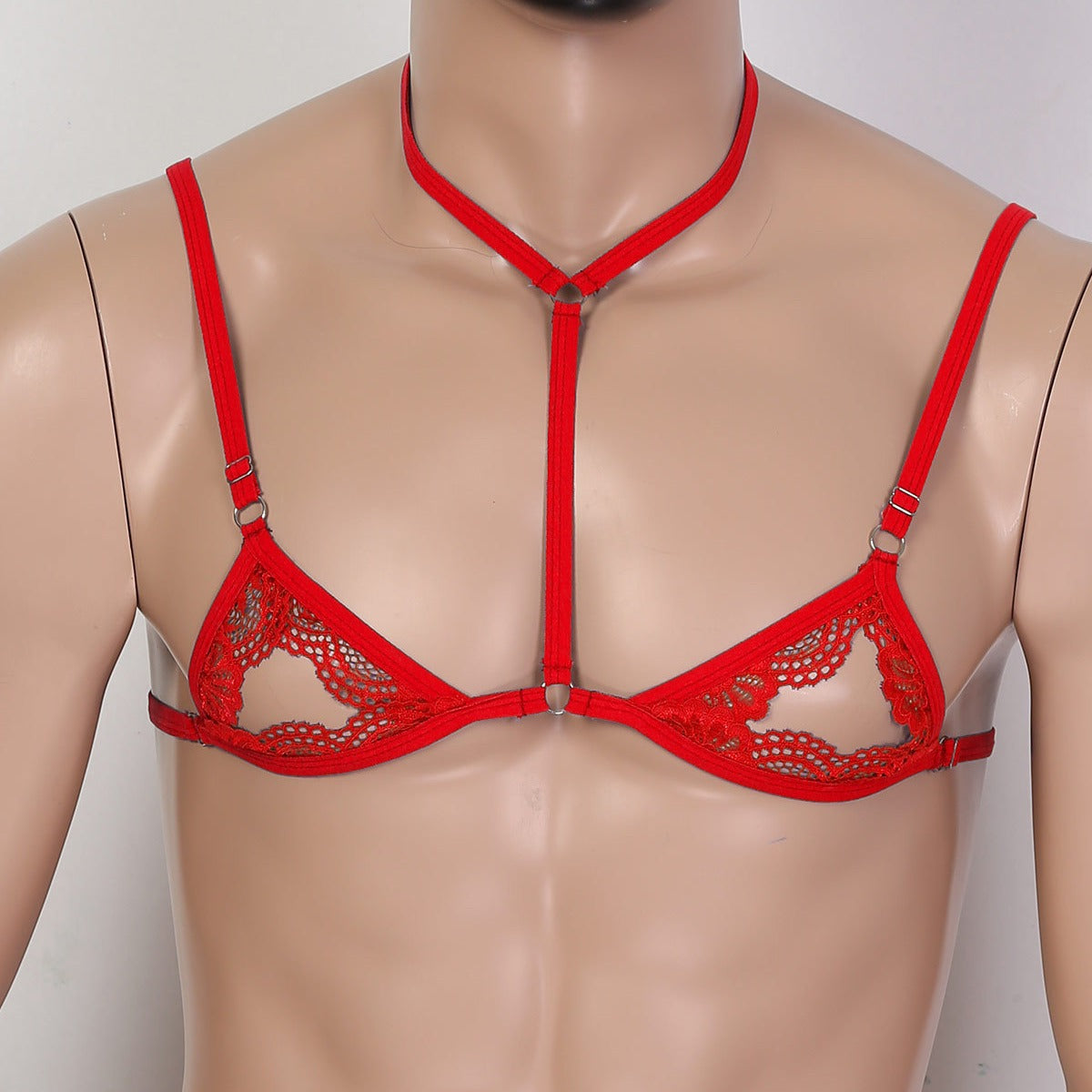 Sexy Lace Three-point Bra Sexy Underwear For Men