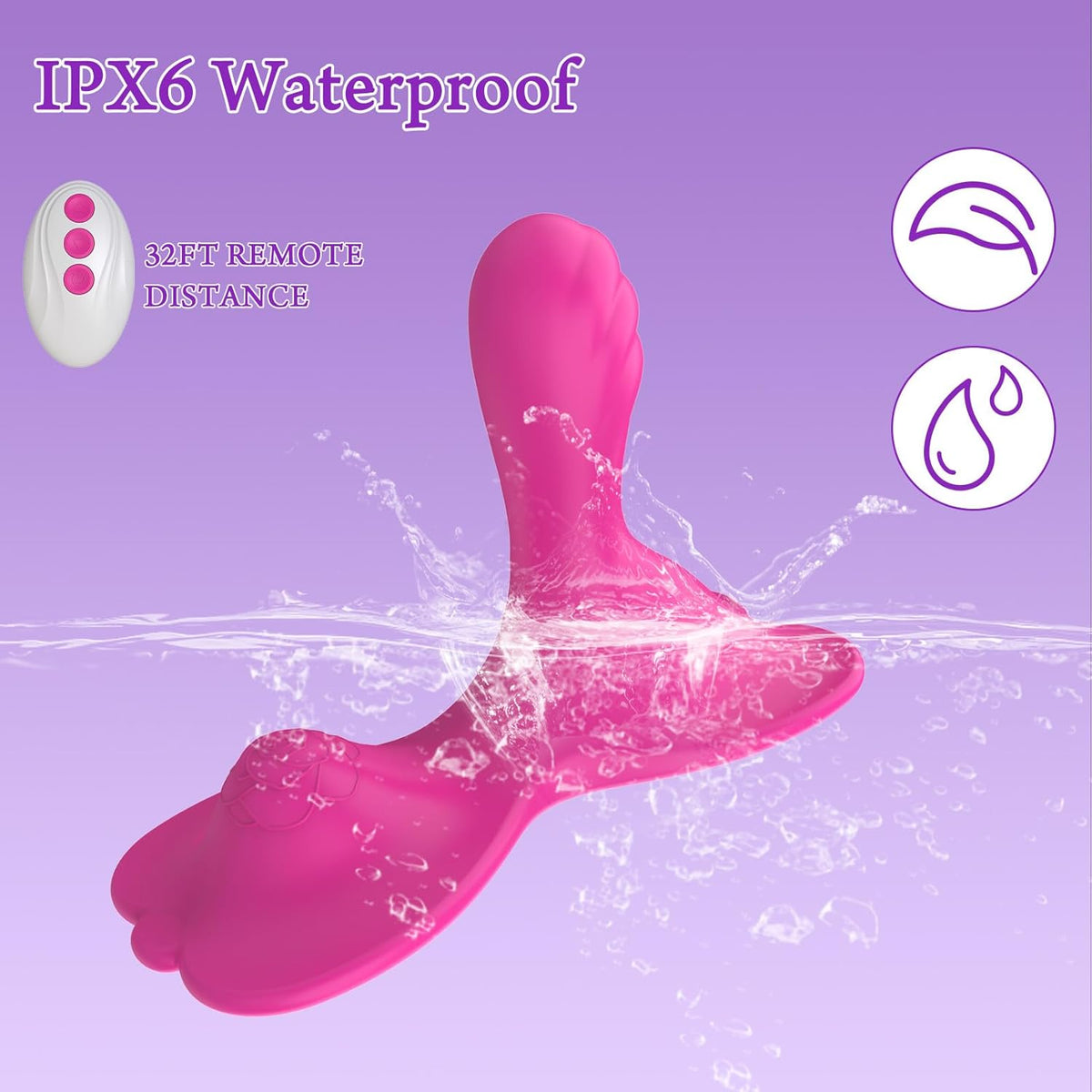 Butterfly Ride-On G-Spot Vibrator – Dual Motor, APP & Remote Controlled Cushion Toy, 9+9 Vibration Modes, Waterproof