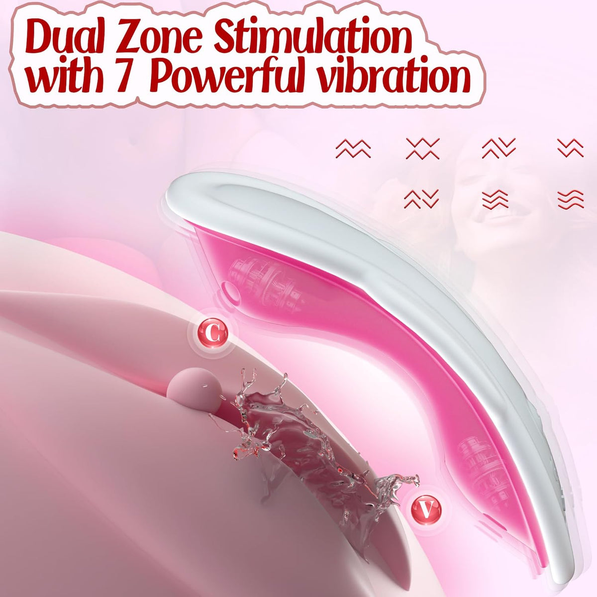 Quusvik - Wearable Panty Vibrator with Remote & App Control | Clit & Nipple Stimulator