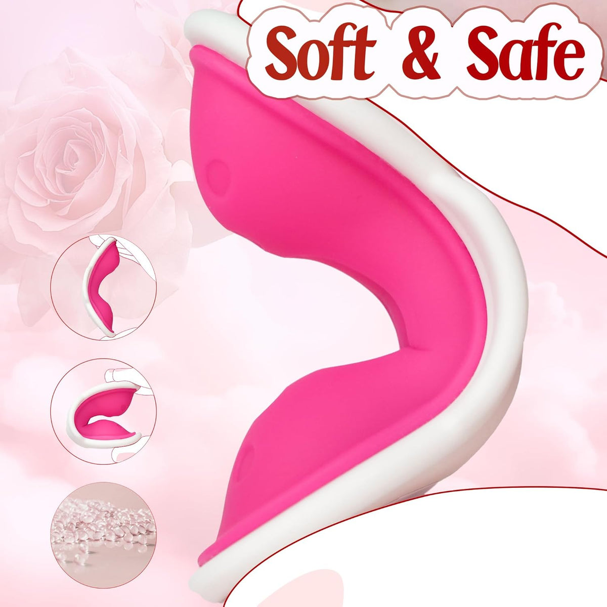 Quusvik - Wearable Panty Vibrator with Remote & App Control | Clit & Nipple Stimulator