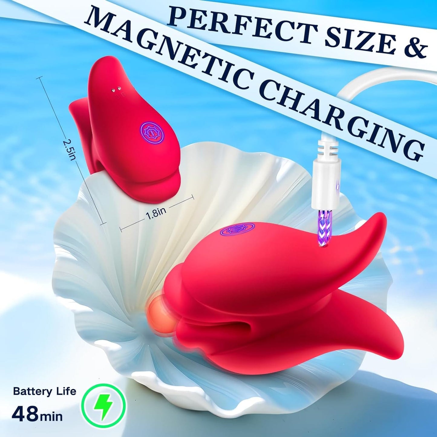 BDSM Mouth-Shaped Nipple & Clitoral Stimulator – APP & Remote Control
