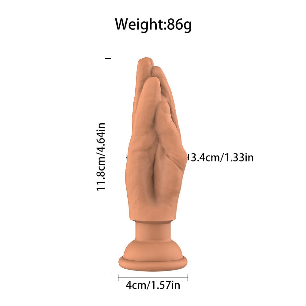 Finger Shaped Vibrating Anal Plug – 10 Modes, Suction Cup Base, Waterproof & Portable