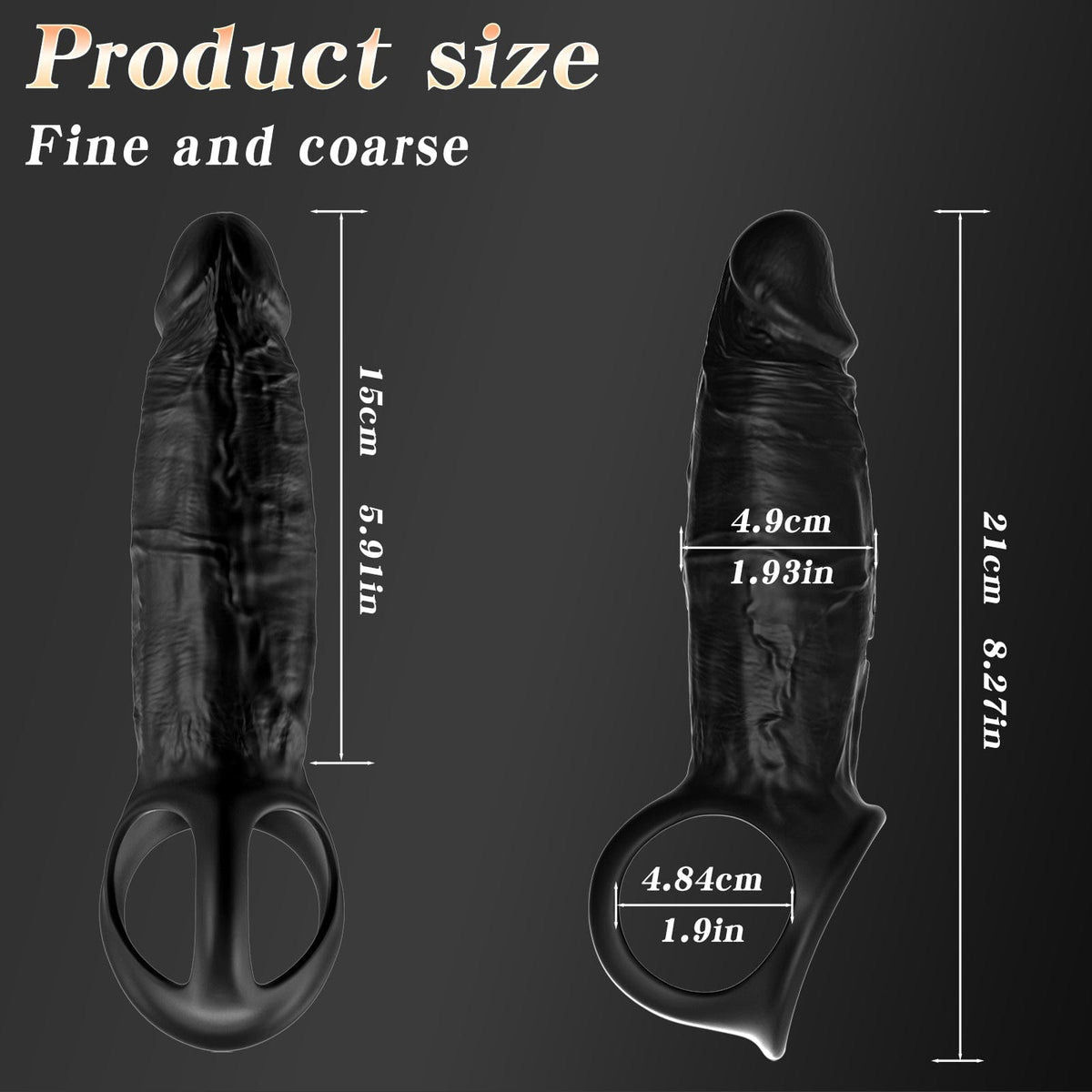 Male Penis Ring Extension Sleeve App Control