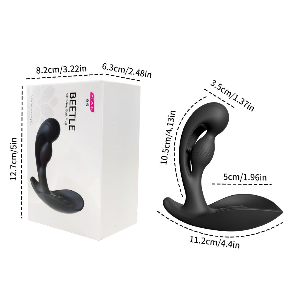 Quusvik Prostate Massager – 3 Motors, 10 Vibration Modes, Remote Control