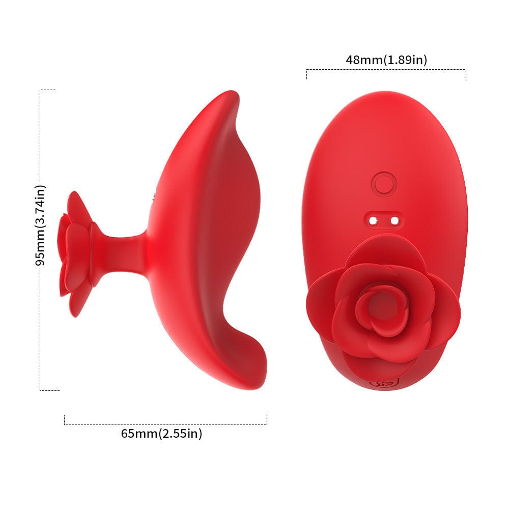 Quusvik Rose Mini Bullet Vibrator – 9 Vibration Modes, Clitoral & Nipple Stimulator, Waterproof & Quiet