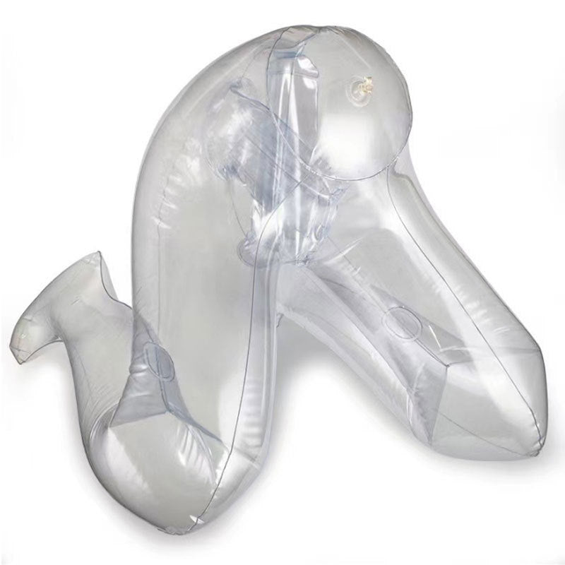 Quusvik - PVC Inflatable Female Half-Body Torso | Transparent Model | Waterproof