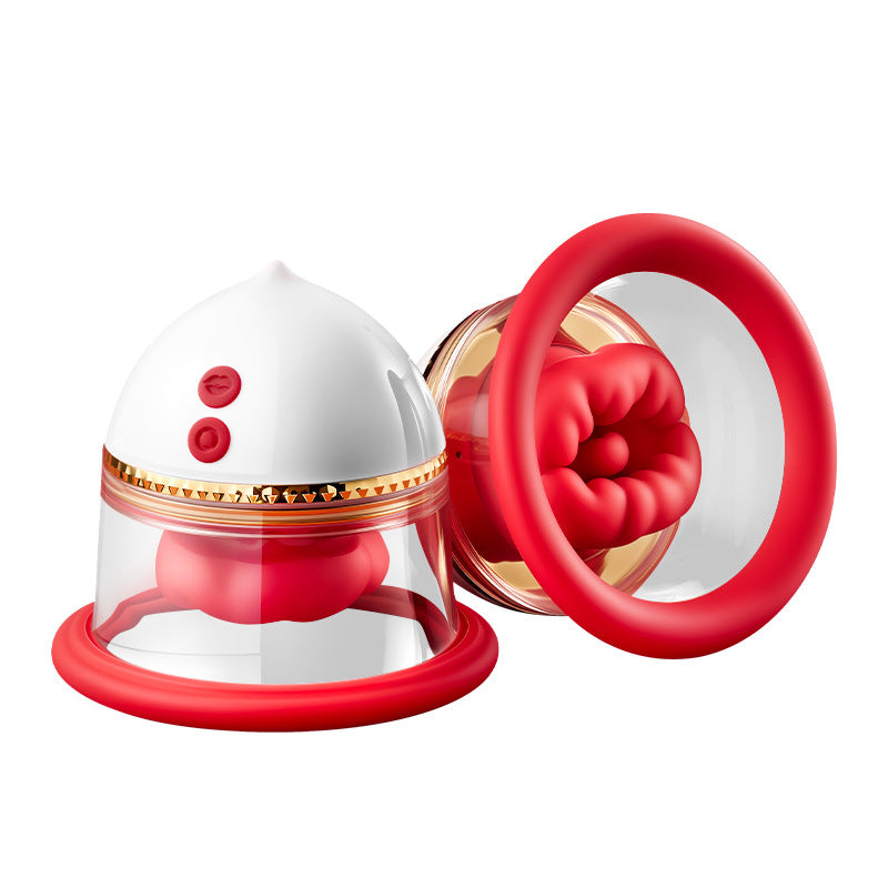 Angel Kiss - Mouth Biting Vacuum Suction Breast Massager | 9 Vibration Modes