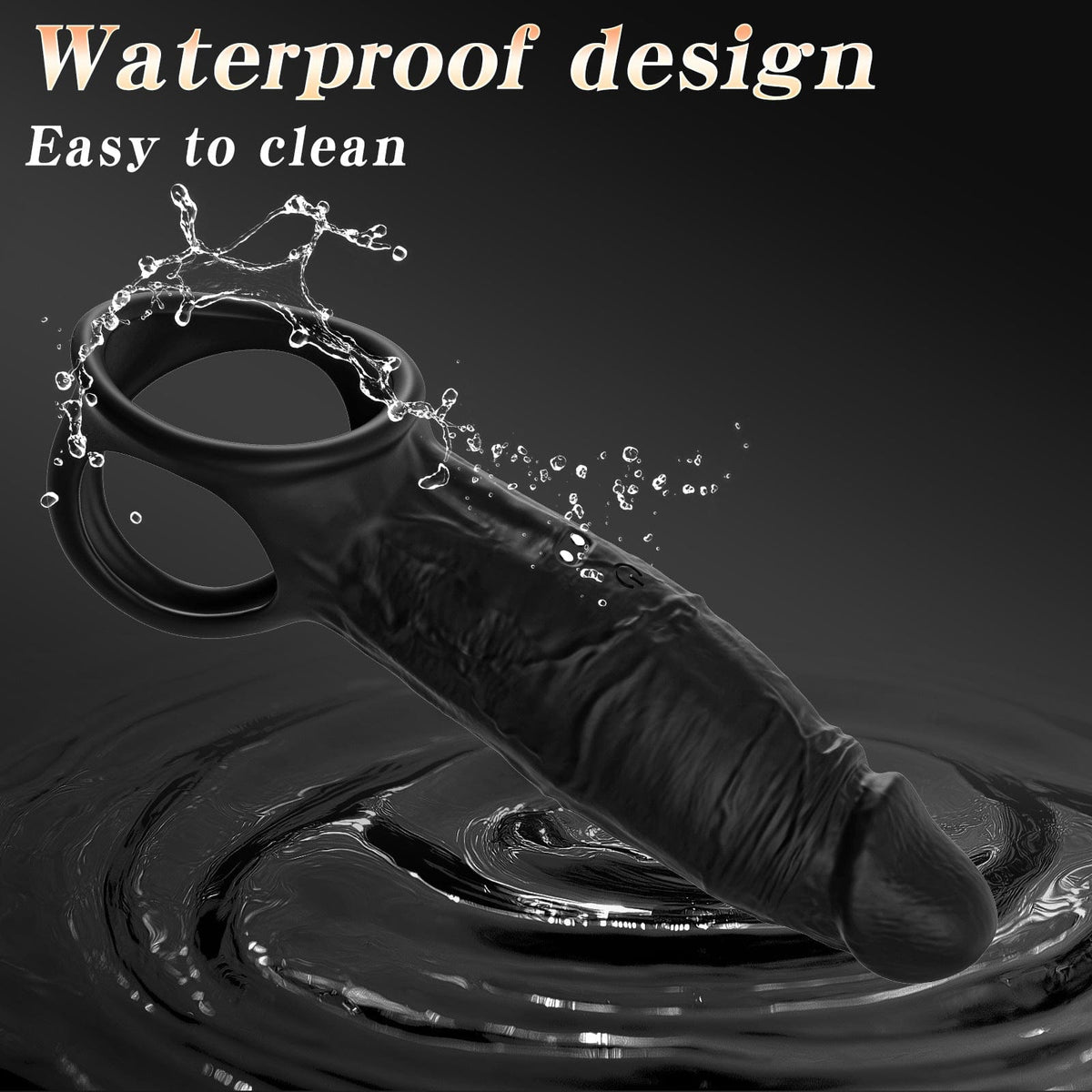 Male Penis Ring Extension Sleeve App Control