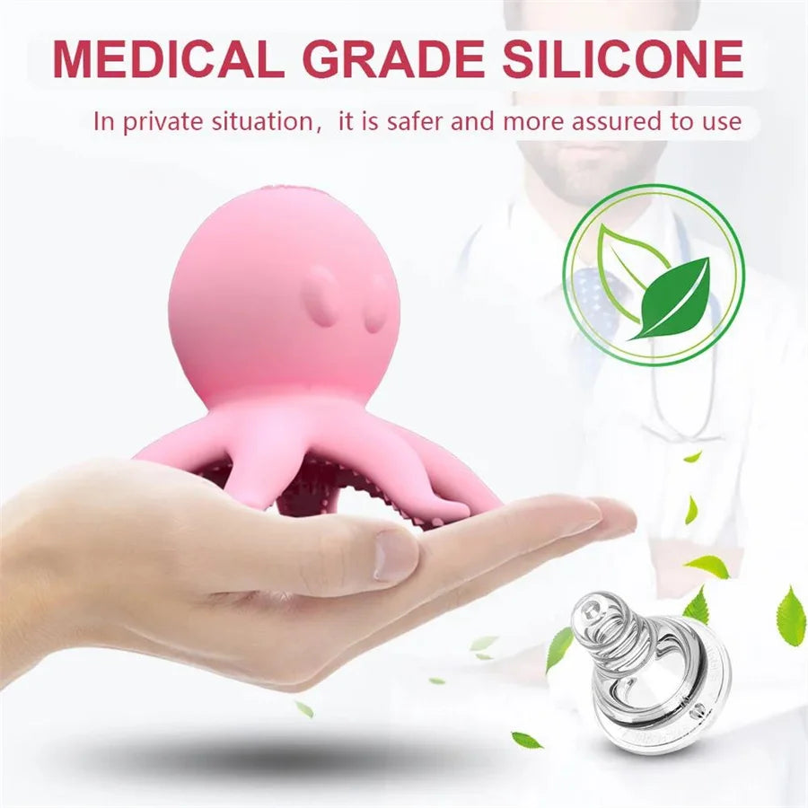 Quusvik Octopus Saugvibrator Nippel G-Punkt Klitoris Stimulator Weiblicher Masturbator