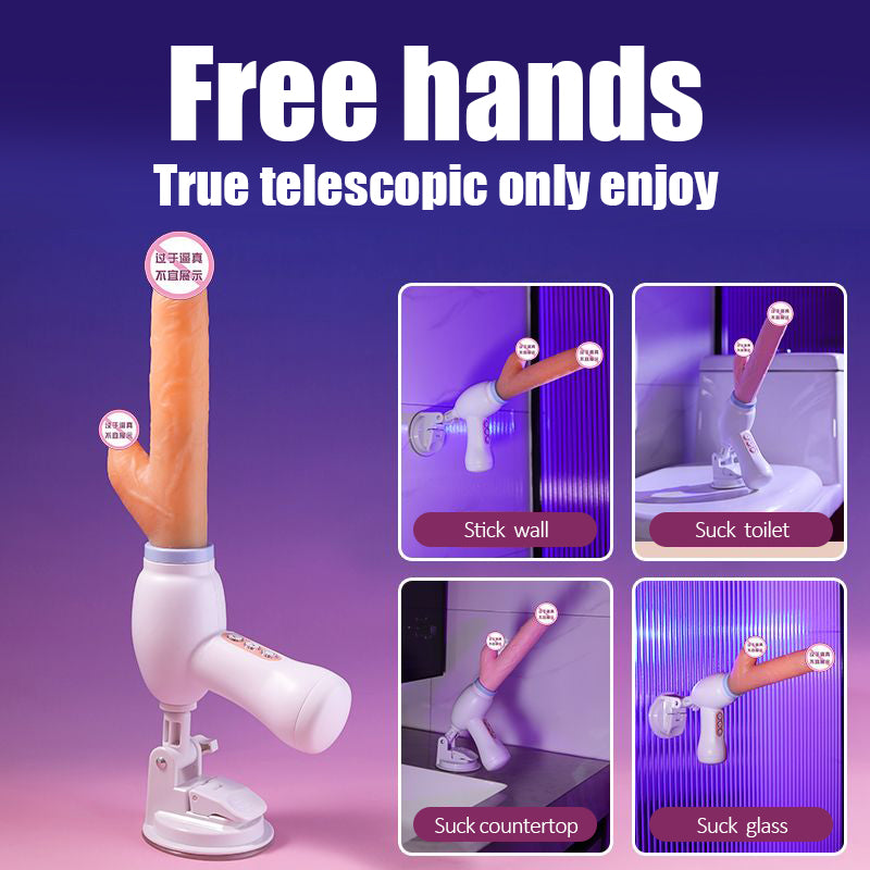Automatic Thrusting Dildo Vibrator | 10-Speed Suction Cup Vibrator for Women quusvik