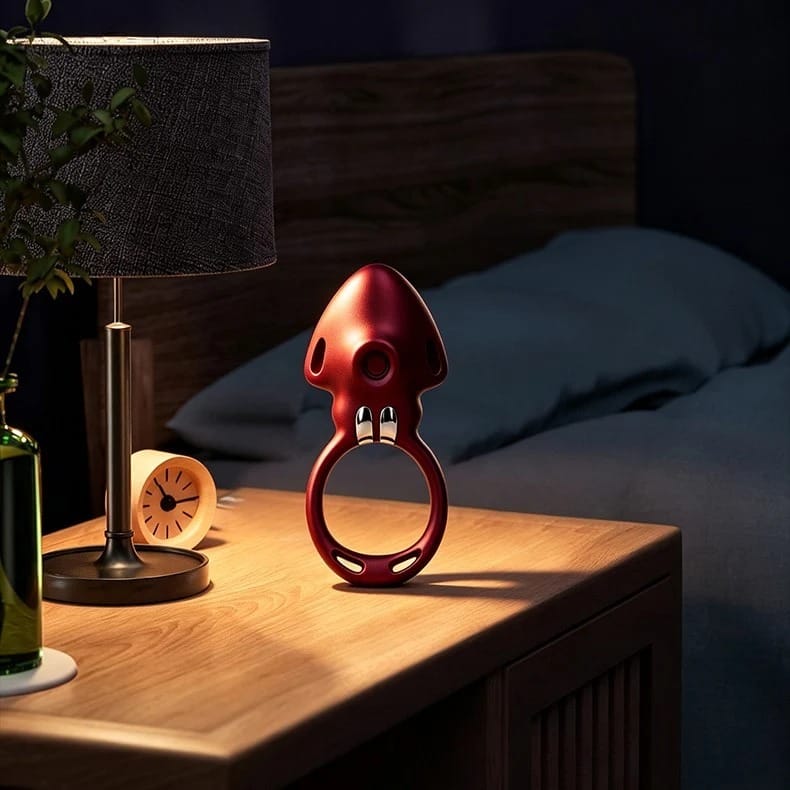 Wearable Electro-Sensation Sucking Vibrator Ring