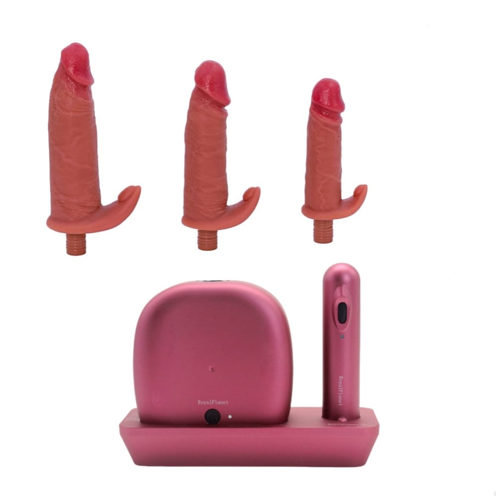 Quusvik Auto Thrusting Sex Machine Set – Fernbedienung, Teleskop + Vibration, Aufbewahrungsbox mit Passwortsperre (3 Set-Optionen)
