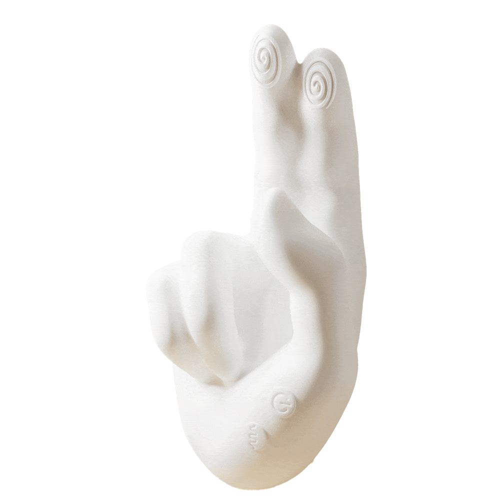 Golden Right Hand G-Spot Vibrator – Realistic Finger Flapping Clitoral –  Quusvik