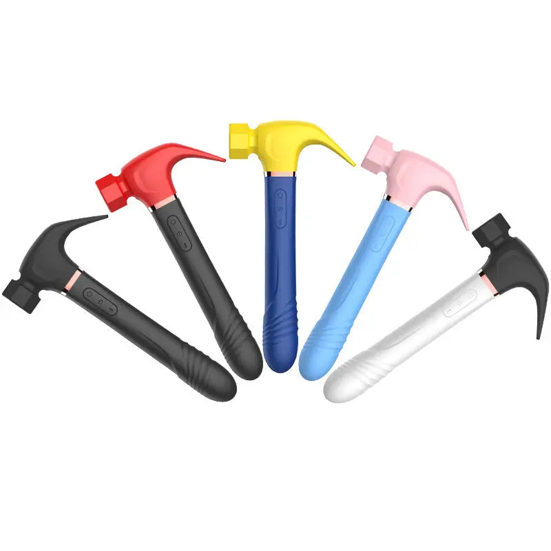 Quusvik 4 in 1 Hammer Sucking Vibrator Masturbation Dildo G-Spot Women's Toy10