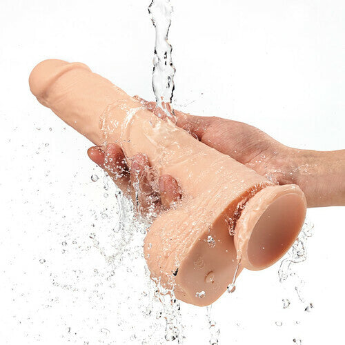 Quusvik- Rotary Telescopic Thrust Dildo Rocking Toy Vibration Stimulation Clitoris Anus Uterine Cavity Lifelike Strong Sucker - Quusvik