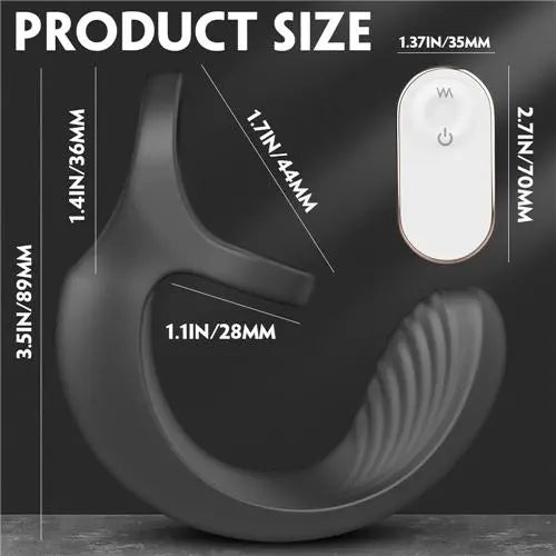 Quusvik remote penis vibrator ring for enhanced pleasure2