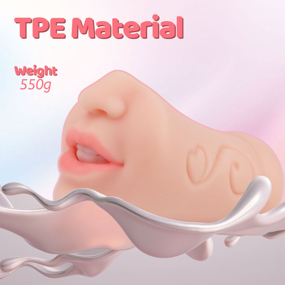 Quusvik- Pocket Pussy Realistic Oral Sex Male Masturbator Sex Toys For Men - Quusvik