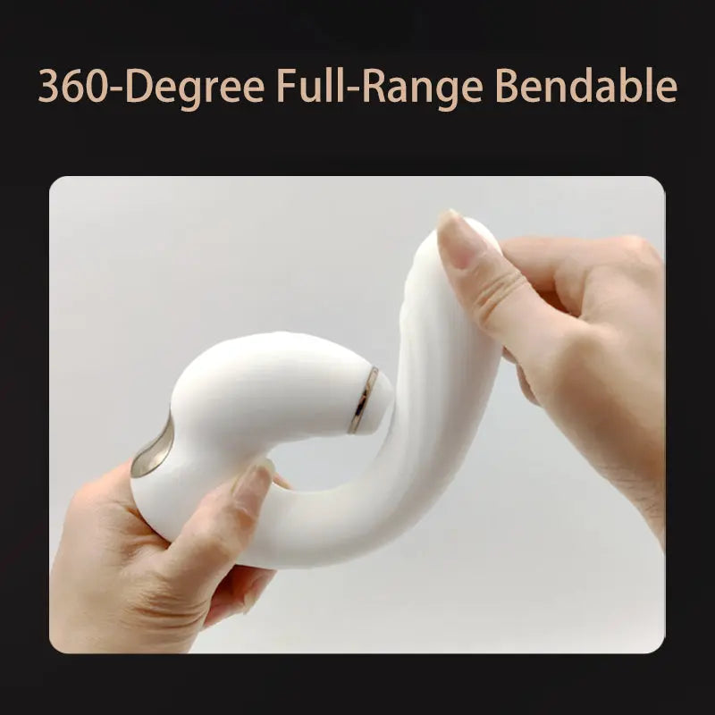 Quusvik Vibrating Wand with 7-Frequency Vibration and 3-Frequency Suction Multi-Function for Women1