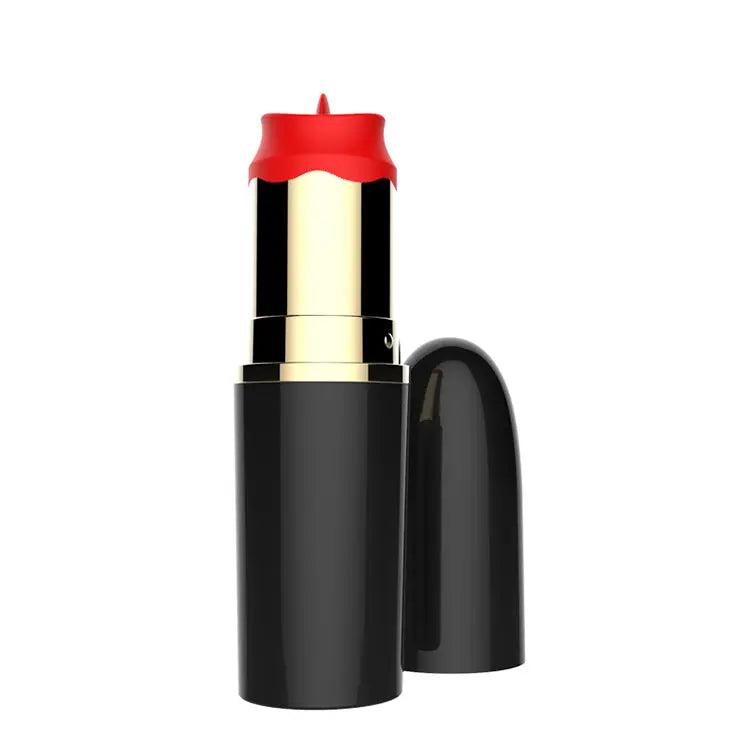 Quusvik-Women's lipstick massager vibrator tongue lipstick toy USB charging 8 mode mini - Quusvik