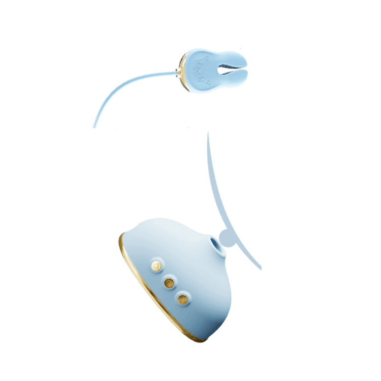 Quusvik- Sucking Vibrator Nipple Clamps Vibrating Clit Sucker For Women