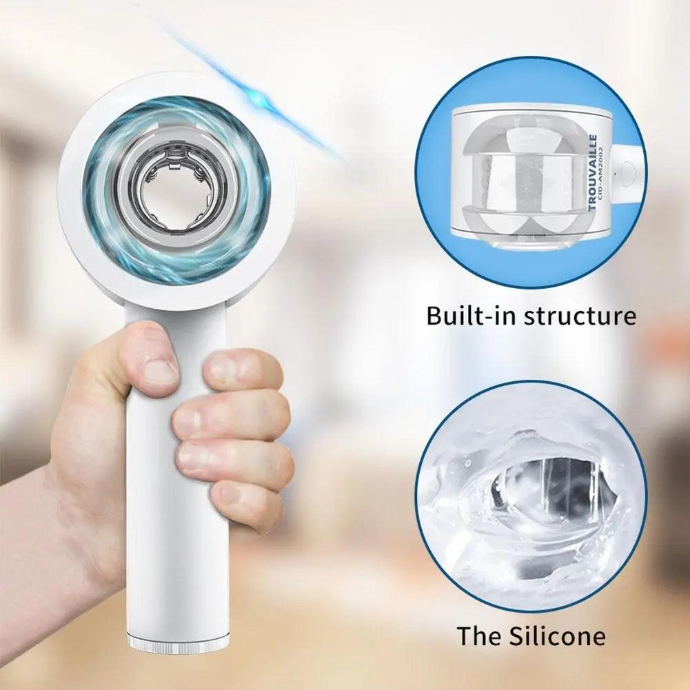 Quusvik Intelligent 6 Frequency Telescopic Handheld Masturbator for Men1