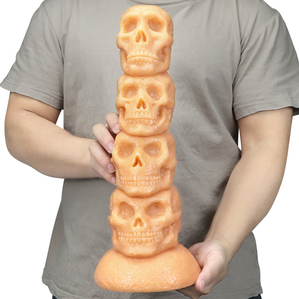 12.3 Inch Skull Giant Butt Plug Huge Dildo