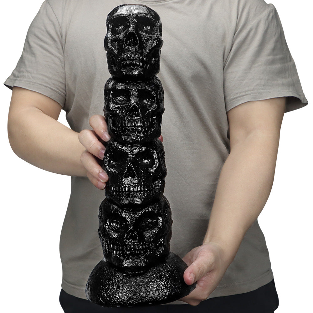 12.3 Inch Skull Giant Butt Plug Huge Dildo