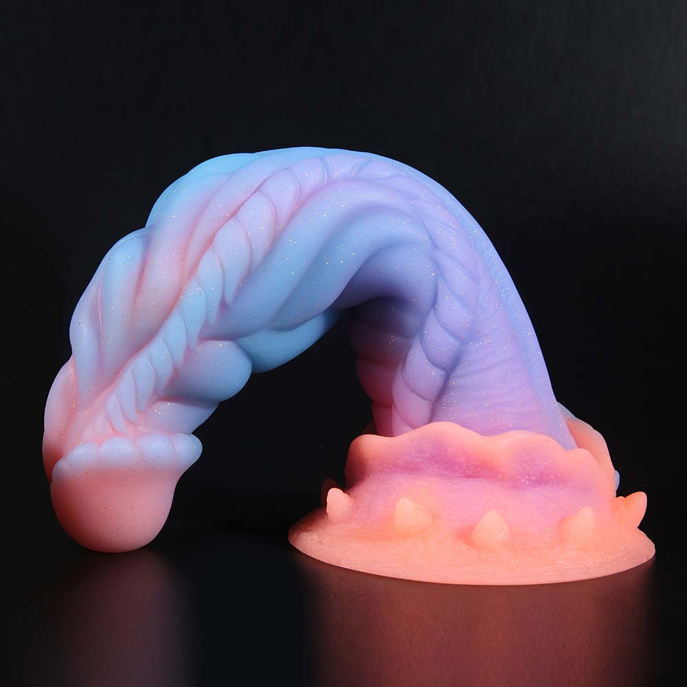 Fluorescent Silicone Butt Plug Dildo