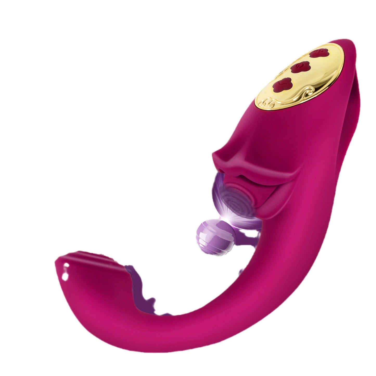 Quusvik 2 In 1 Rose Muncher Tapping Vibrator