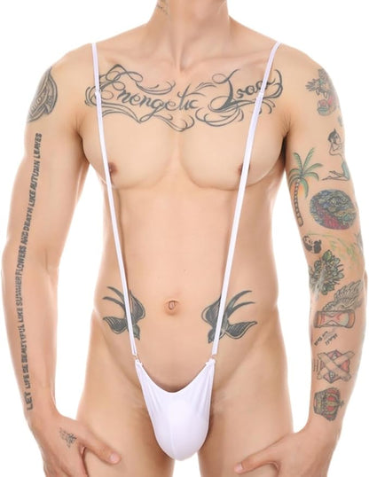 Men's Adjustable thong sexy underwear with Bulge Ball Pouch