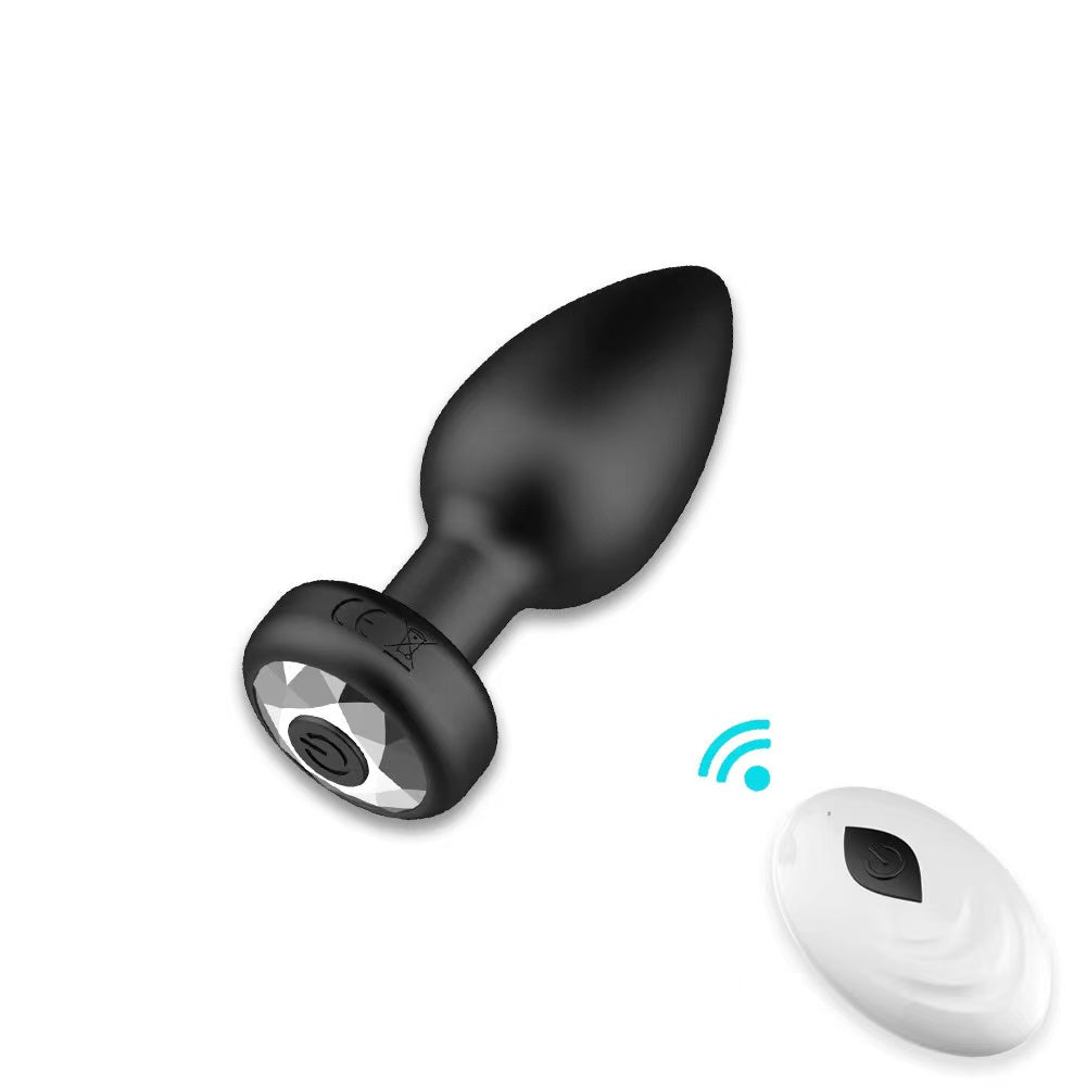 Quusvik - Remote/app controlled vibrating silicone anal plug