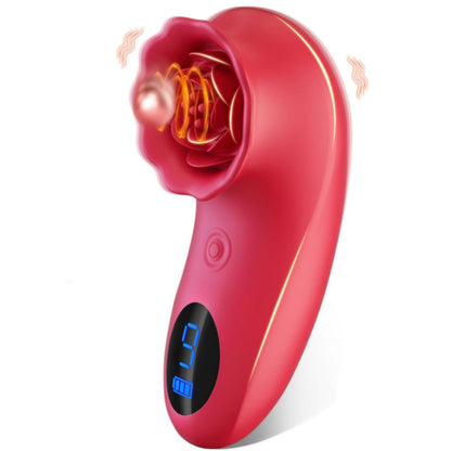 Mini Rose Sex Toy – 9-Mode Tapping & Vibrating Clitoral Stimulator, Rechargeable & Quiet
