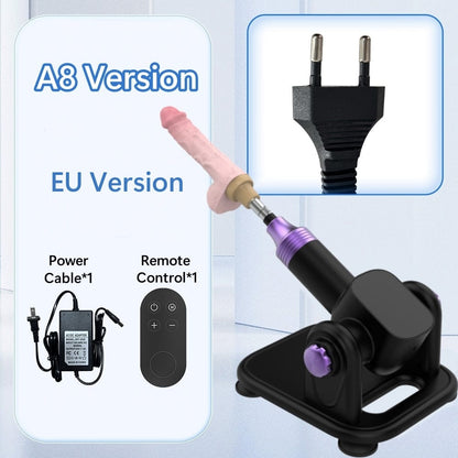 Quusvik A8 Thrusting Dildo Machine – 21 Modes, Remote Control, Adjustable Angle, Heavy-Duty Sex Machine for Women & Couples