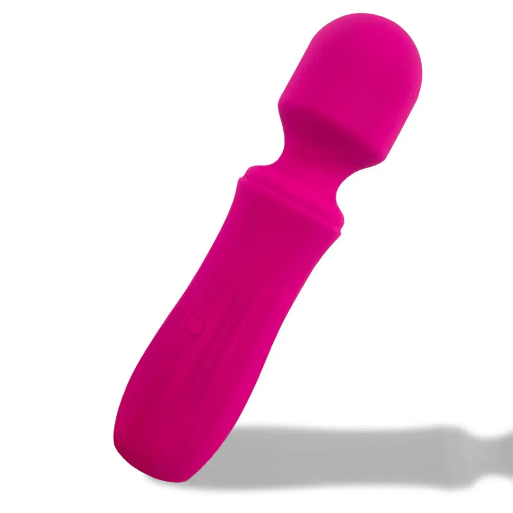 Quusvik rechargeable mini AV vibration massage stick for female masturbation with silicone all-inclusive glue and non-shaking hand design7