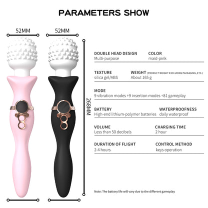 Quusvik Double Head Magic Massage AV Vibrator6