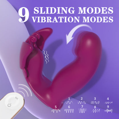 Wearable Vibrating Egg – 9-Mode Dual-Point C-Spot & G-Spot Stimulator with Remote Control