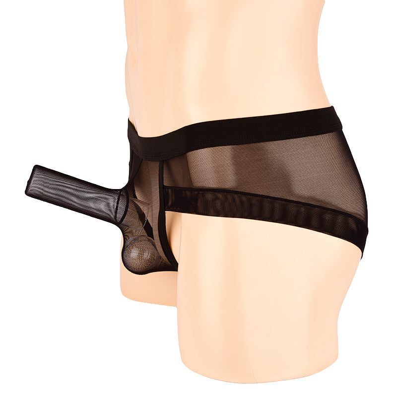 Micro Mini Hose Short Mesh Briefs