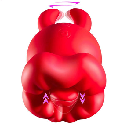 Quusvik Big Mouth 2-in-1 Tongue Vibrator – 10 Licking & Vibrating Modes for Ultimate Clitoral Stimulation